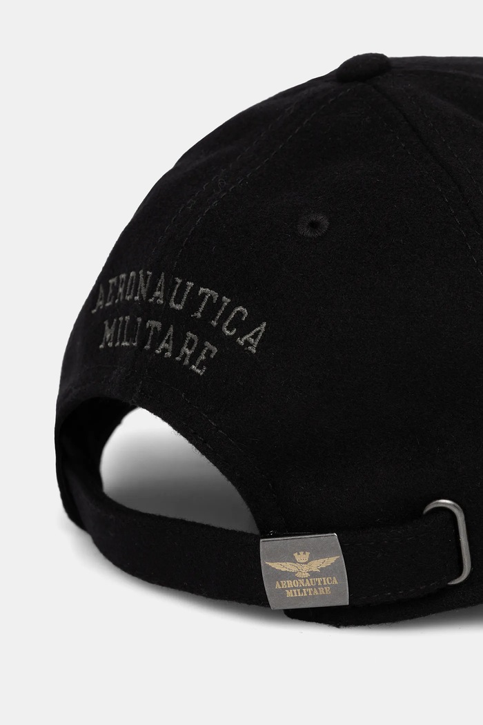 Аксесуари Вовняна кепка Aeronautica Militare HA1085UCT02333 чорний