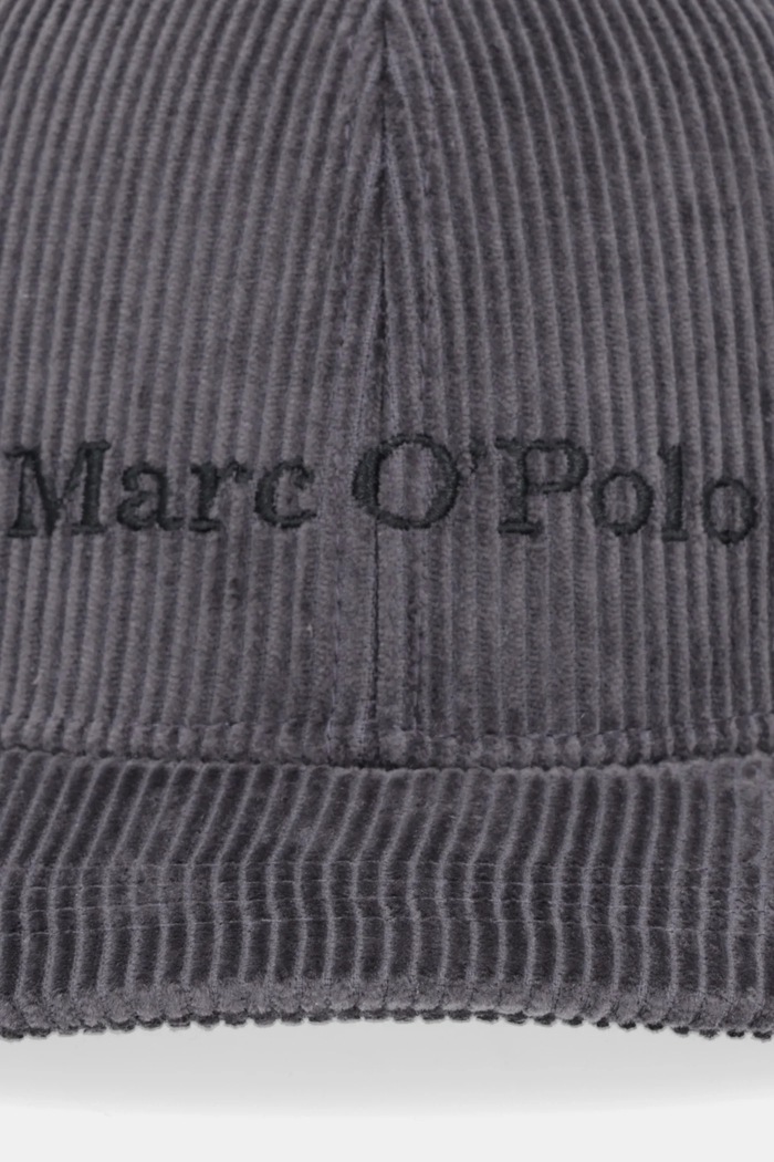 Menčestrová baseballová čiapka Marc O'Polo 529009601036 sivá AW25