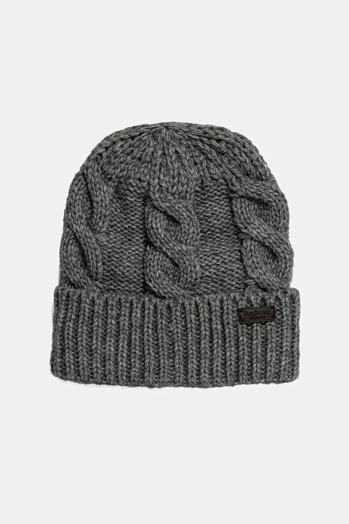 Čepice a šála Barbour MGS0096 šedá AW25