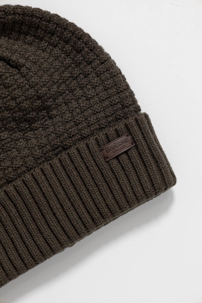 Шапка и шал Barbour зелен MGS0097