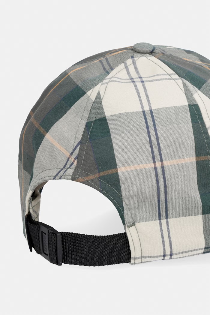 Akcesoria Barbour czapka bejsbolówka męska bawełniana Barbour Telfield MHA0910 zielony