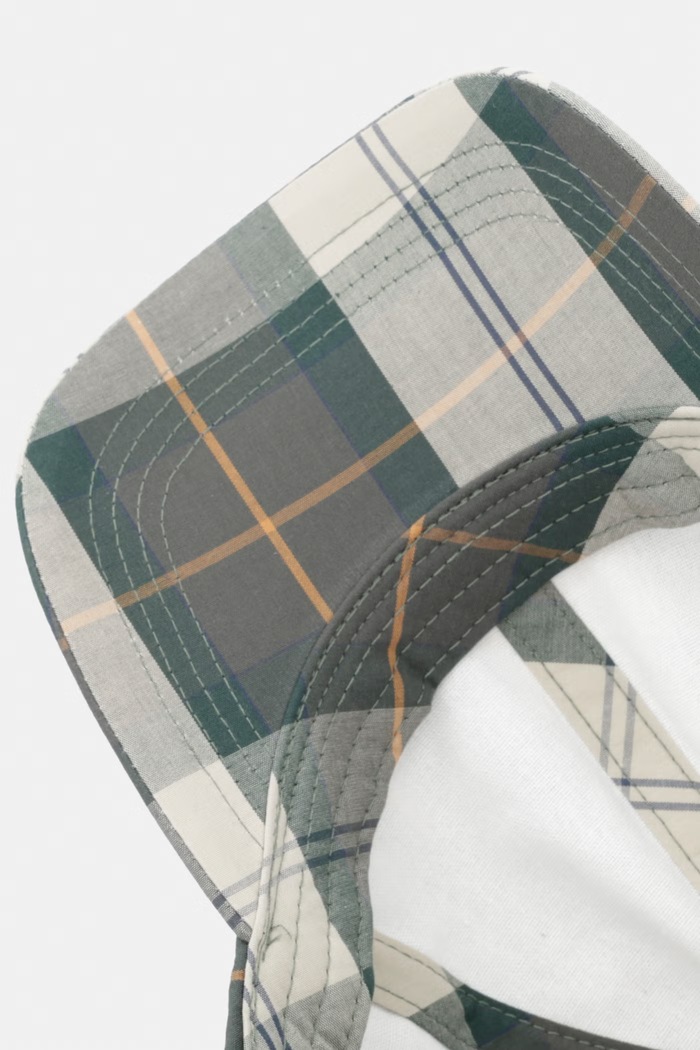 Barbour czapka bejsbolówka męska bawełniana Barbour Telfield zielony MHA0910