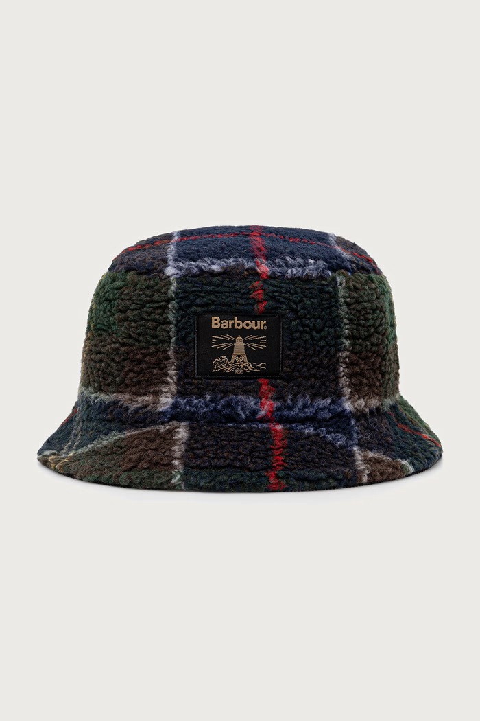 Barbour Kapelusz męski Field Fleece zielony MHA0920