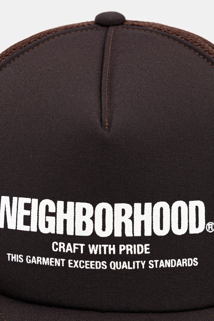 NEIGHBORHOOD berretto da baseball mesh cap-1 251YGNH.HT06 marrone AW25