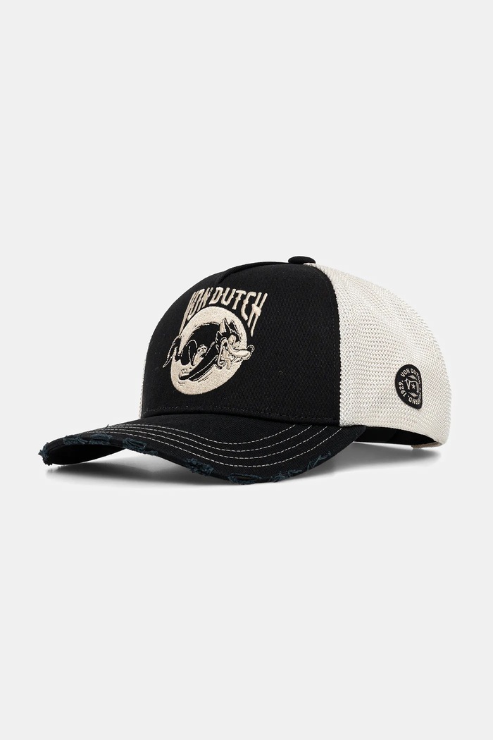 Von Dutch czapka z daszkiem aplikacja czarny VD.1.CB.WILD