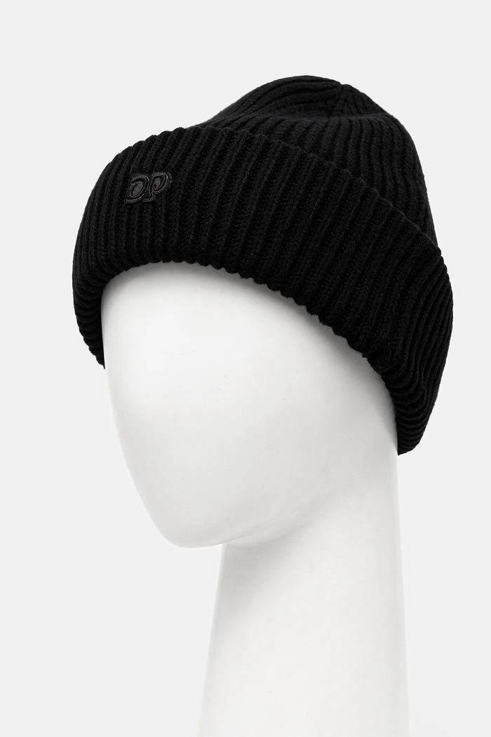 Daily Paper pamut sapka Knitted Beanie 2521089 fekete AW25