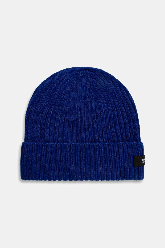 Undercover berretto in misto lana Beanie applique blu UC2E4H02