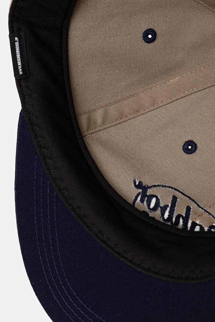 NEIGHBORHOOD berretto da baseball BICOLOR DAD CAP blu navy 252HCNH.HT04