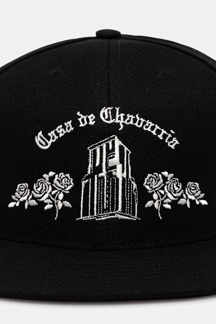 Шапка с козирка Willy Chavarria Casa de Chavarria WCASC0043.001 черен AW25