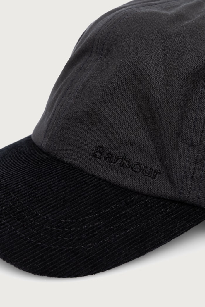 Barbour Czapka z daszkiem męska bawełniana MHA0913 granatowy AW25