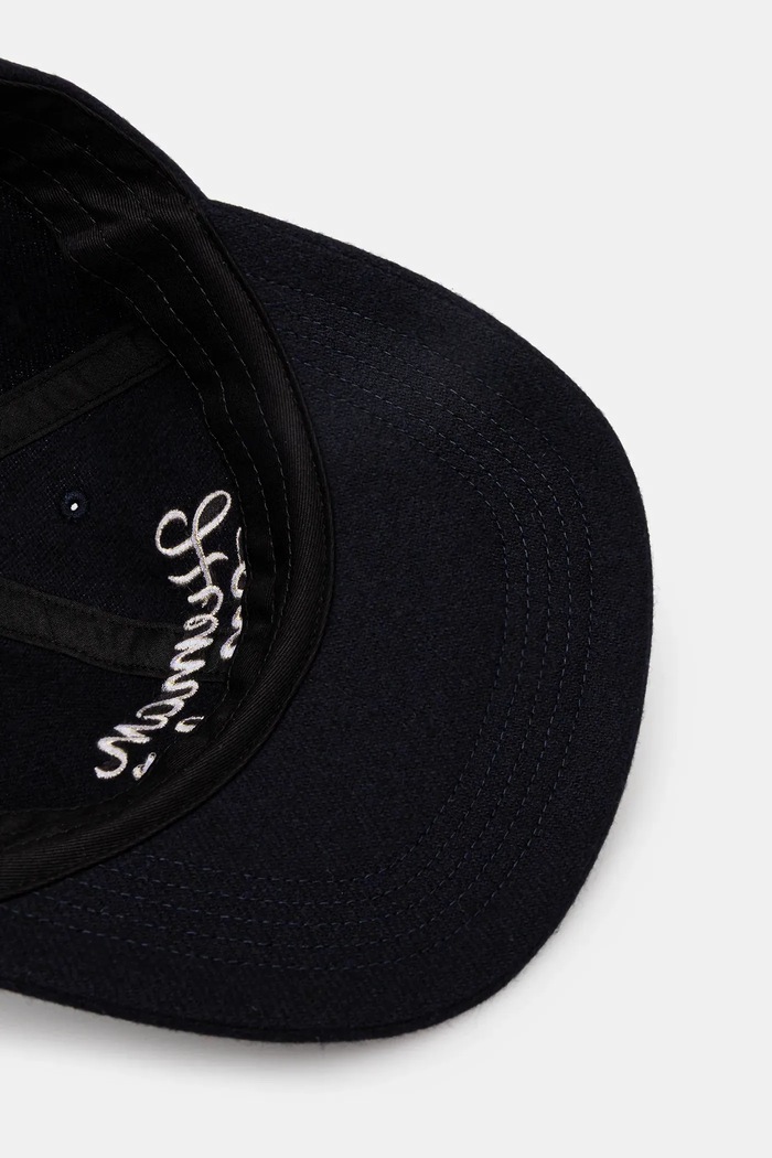 Human Made cappello con lana 6PANEL WOOL blu navy HM30GD052