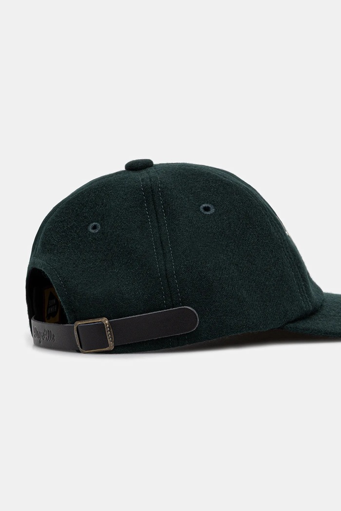Akcesoria Human Made czapka z dodatkiem wełny 6PANEL WOOL HM30GD052 zielony