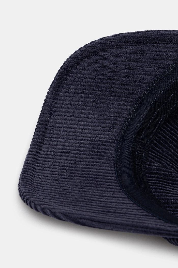 Human Made czapka z daszkiem bawełniana 6PANEL CORDUROY granatowy HM30GD071