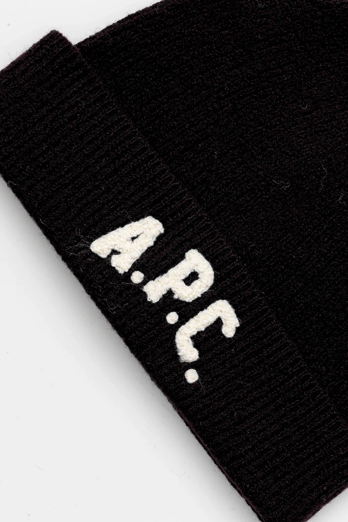 Doplnky Vlnená čiapka A.P.C. bonnet axel WVBDK.M25111 čierna
