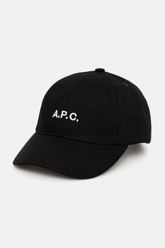 A.P.C. baseball sapka casquette charlie fekete COZZS.M24069