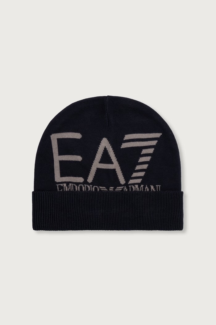 EA7 Emporio Armani Czapka beanie granatowy AF11994.7X000006