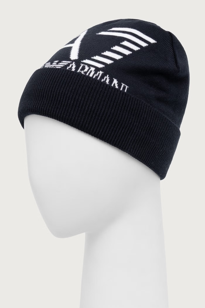 EA7 Emporio Armani Czapka beanie AF11994.7X000006 granatowy AW25