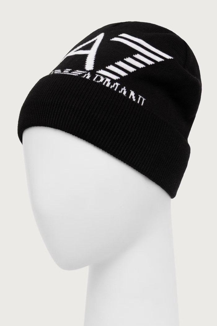 EA7 Emporio Armani Czapka beanie AF11994.7X000006 czarny AW25
