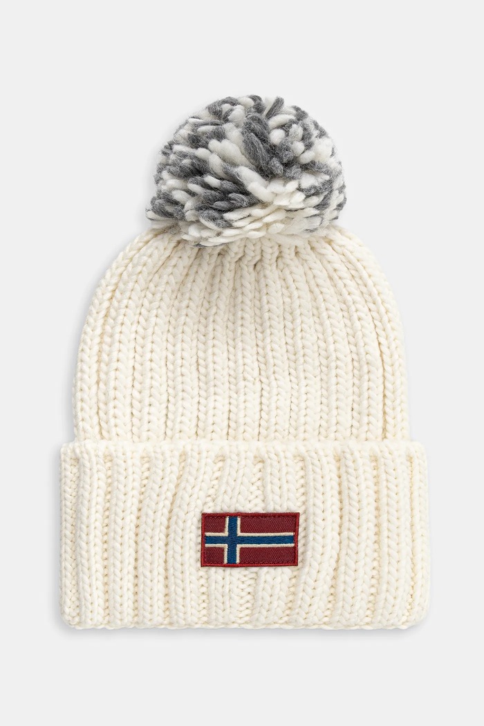 Napapijri Wool blend beanie Semiury beige NP0A4GKCN1J1