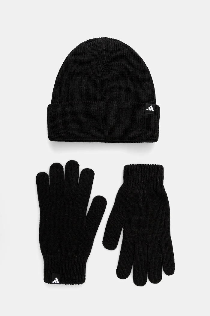 adidas căciulă și mănuși Glove Beanie uni negru JN9443