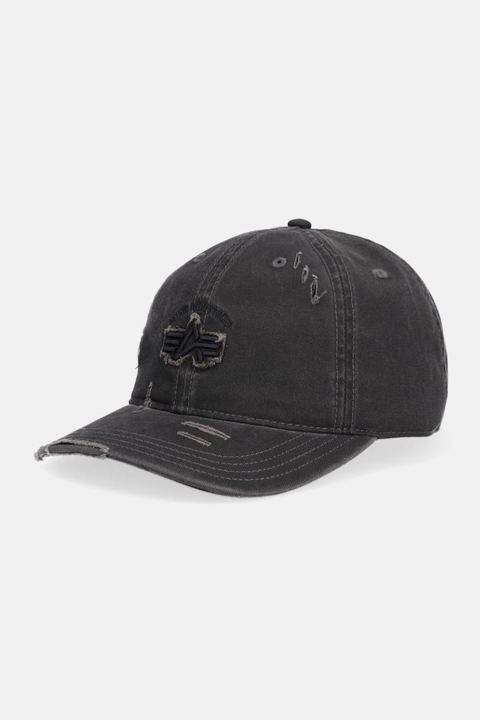 Bavlnená šiltovka Alpha Industries bavlna sivá 258901.03