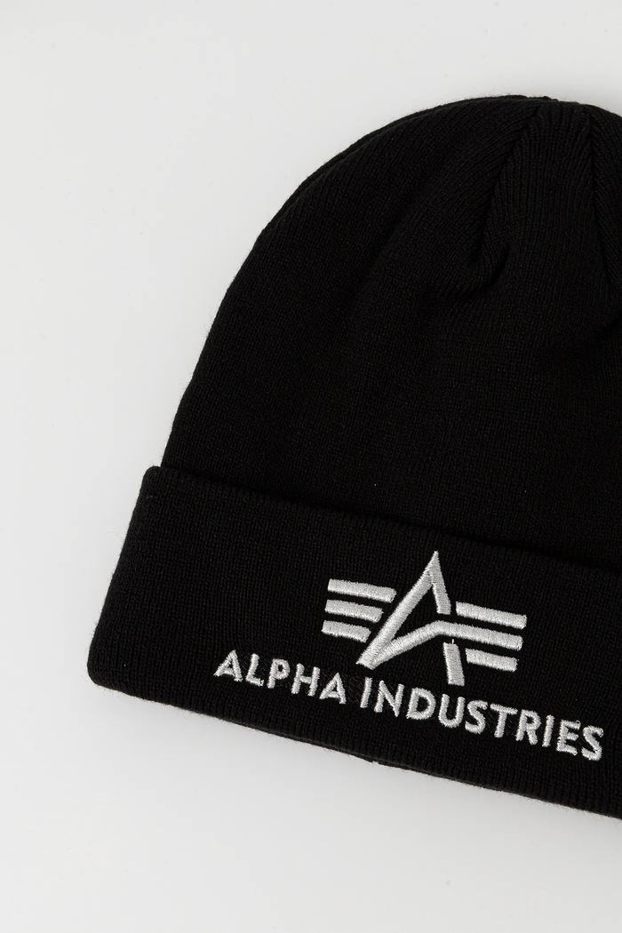 Akcesoria Alpha Industries czapka 3D 168910.423 czarny