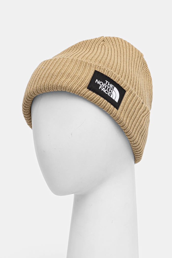 The North Face czapka Salty Lined NF0A8CGZLK51 beżowy AW25