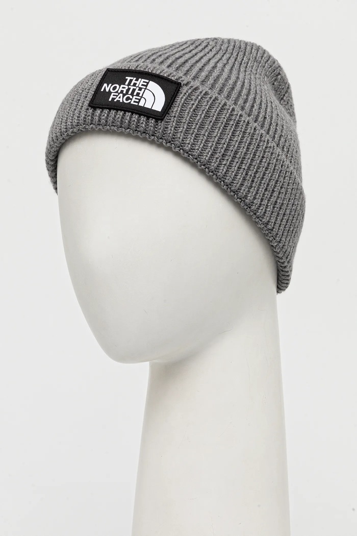 The North Face Шапка The North Face TNF Logo Box NF0A8CHEDYY1 сив AW25