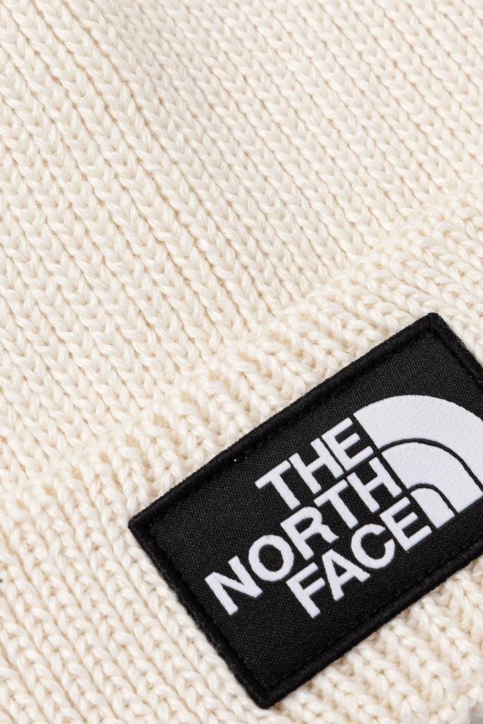 The North Face czapka TNF Logo Box NF0A8CHFQLI1 beżowy AW25