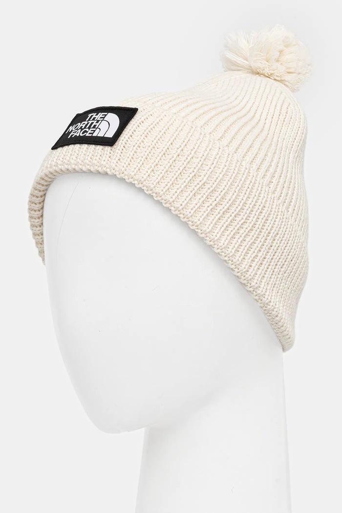 Akcesoria The North Face czapka TNF Logo Box NF0A8CHFQLI1 beżowy