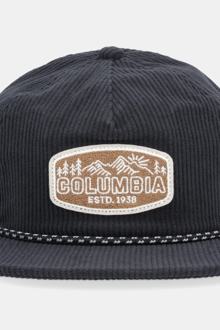 Columbia șapcă de baseball din catifea 2092401 negru AW25