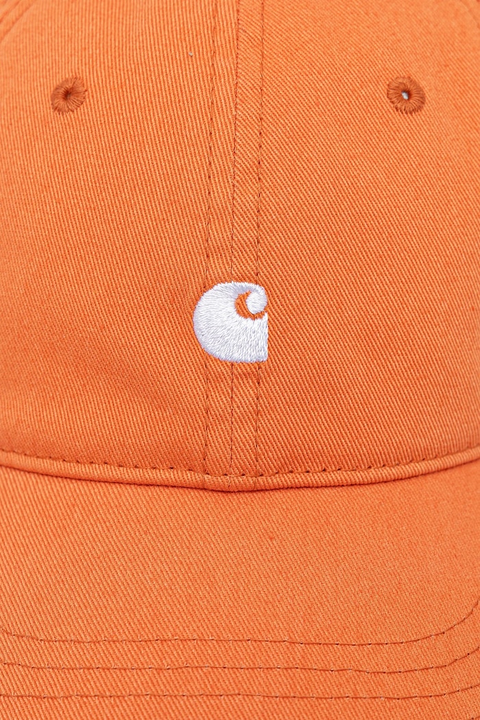 Carhartt WIP czapka z daszkiem Madison Logo I023750.32UXX pomarańczowy AW25