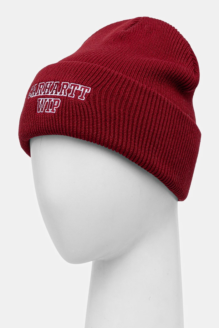 Βαμβακερό σκουφάκι Carhartt WIP Alumni μπορντό I035270.H8XX