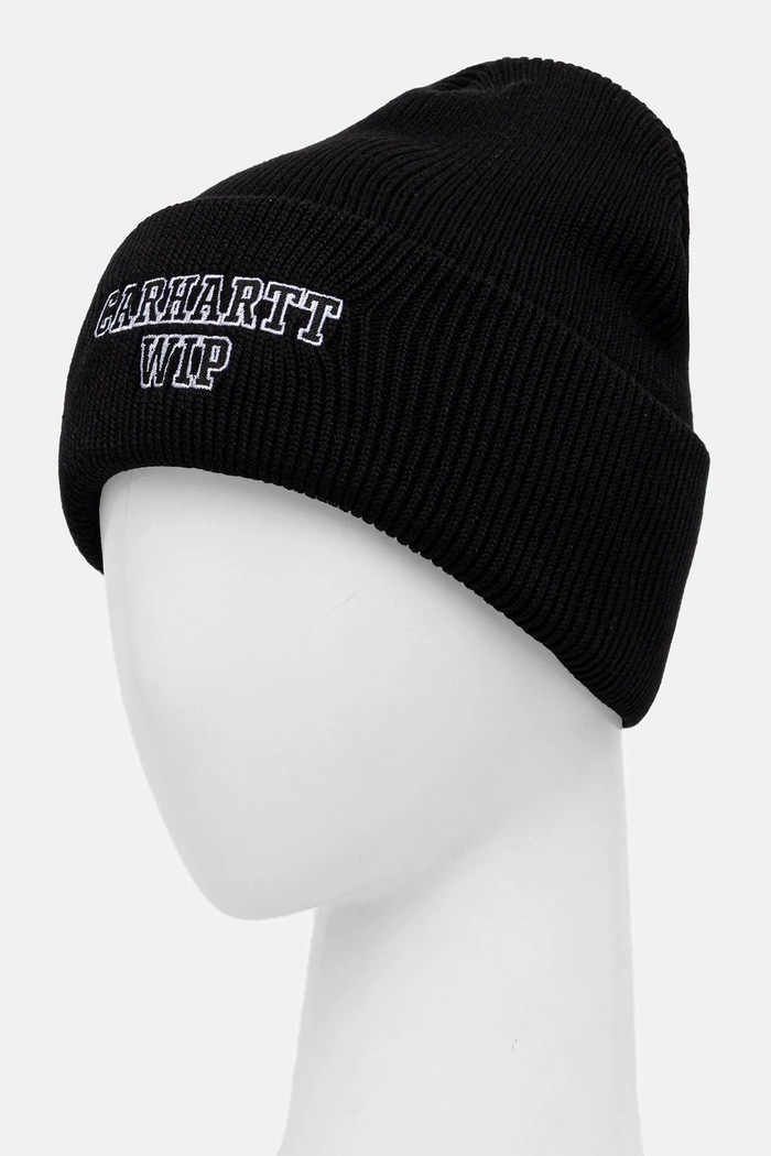 Carhartt WIP cotton beanie Alumni black I035270.89XX