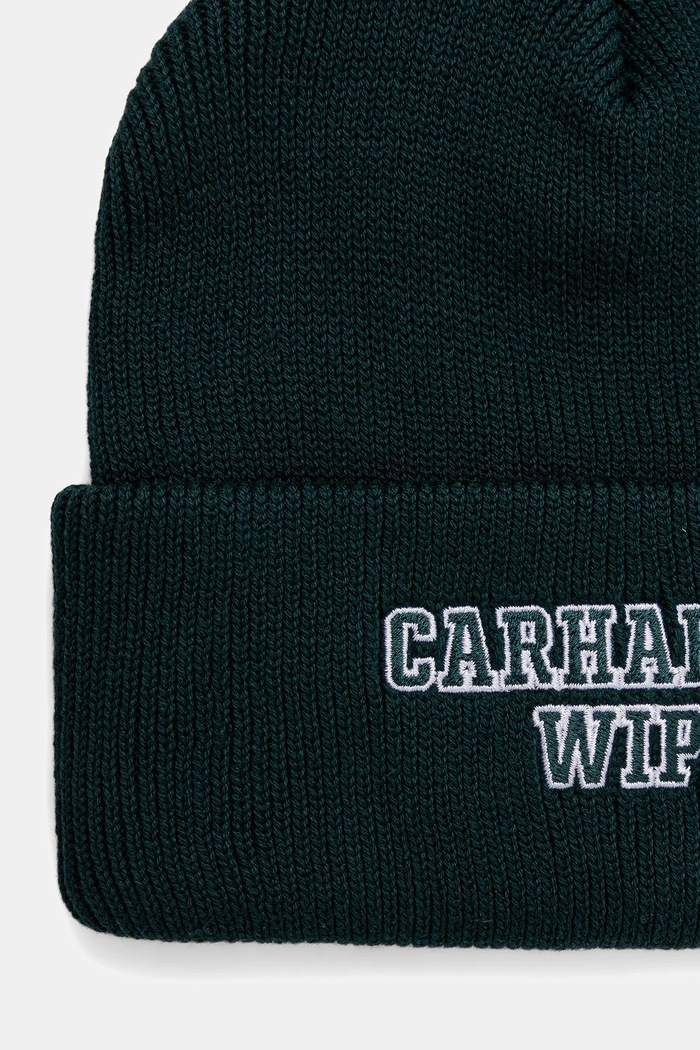 Accessories Carhartt WIP cotton beanie Alumni I035270.05AXX green