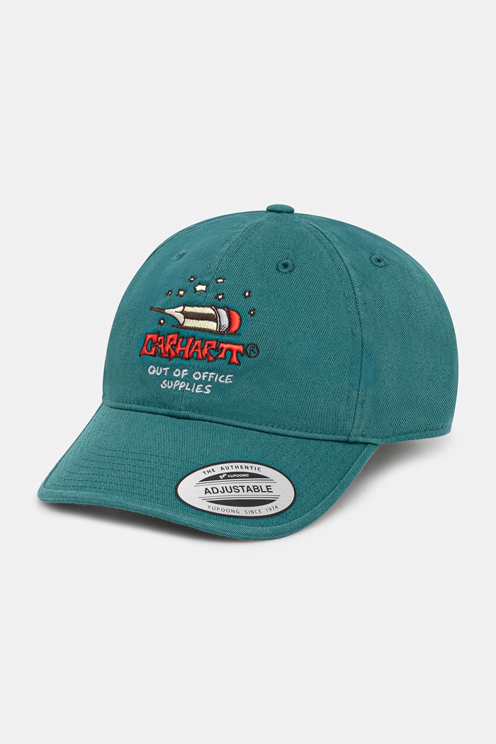 Carhartt WIP baseball cap Office Supplies turquoise I035266.2ZUXX