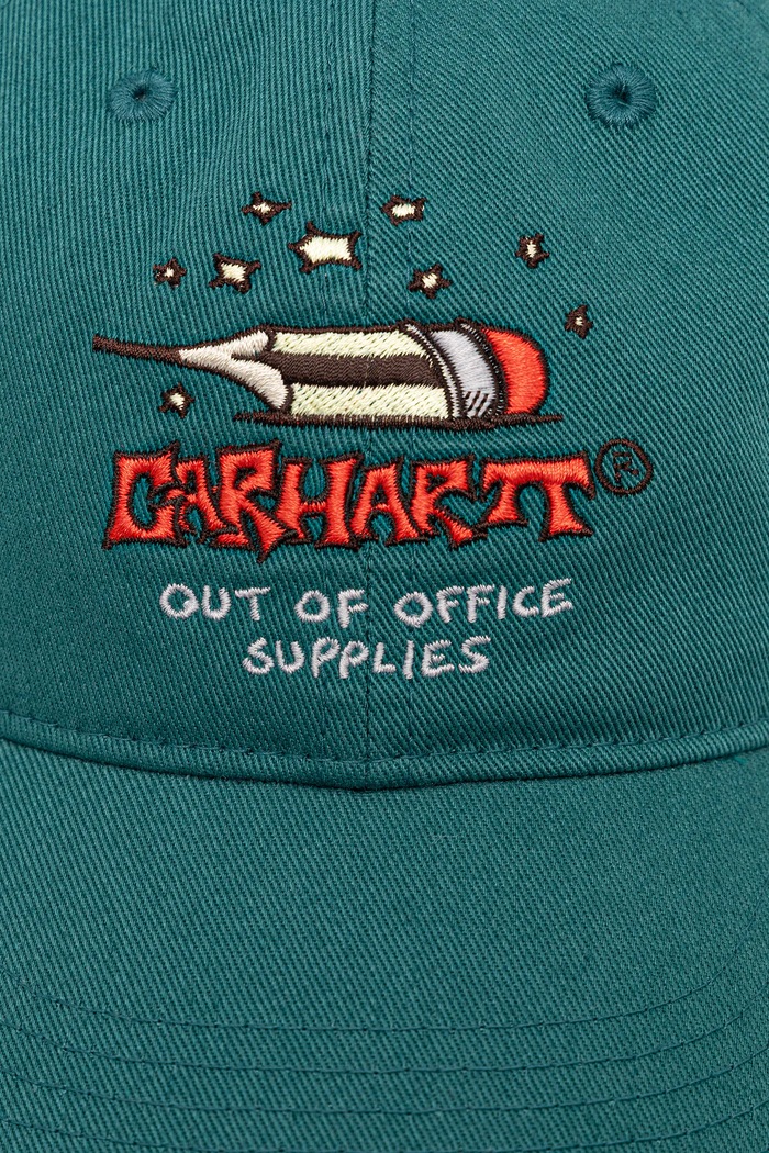 Carhartt WIP baseball cap Office Supplies I035266.2ZUXX turquoise AW25