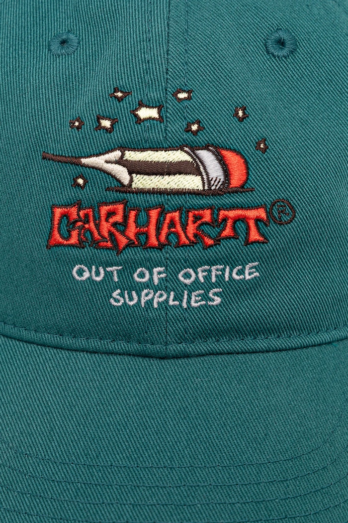 Carhartt WIP baseball cap Office Supplies I035266.2ZUXX turquoise AW25