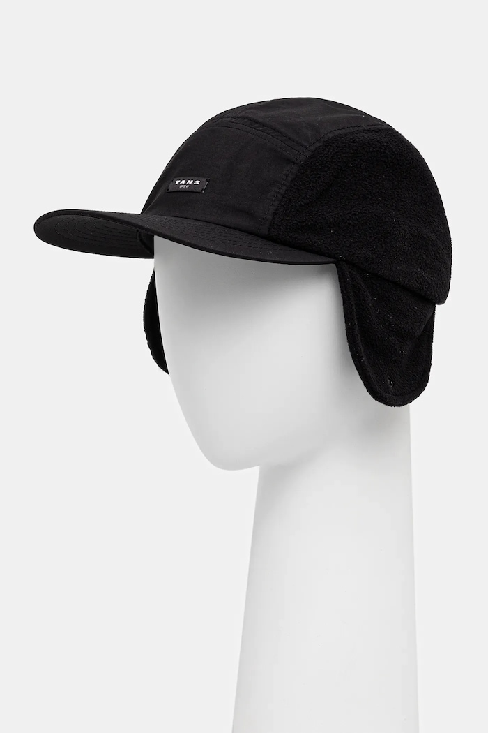 Καπέλο Vans απλικέ μαύρο VN000QA7BLK1