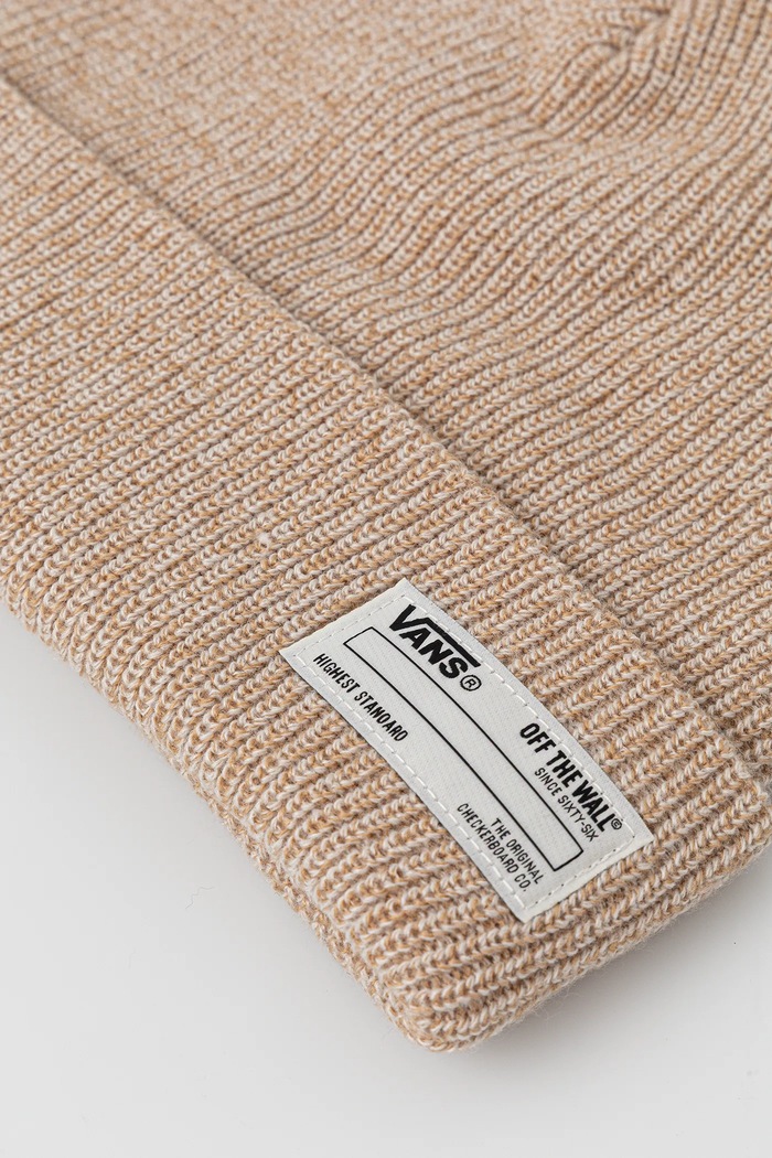 Akcesoria Vans czapka VN000QB32N11 beżowy