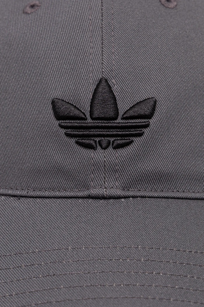 Βαμβακερό καπέλο του μπέιζμπολ adidas Originals adidas Originals JV7388 γκρί
