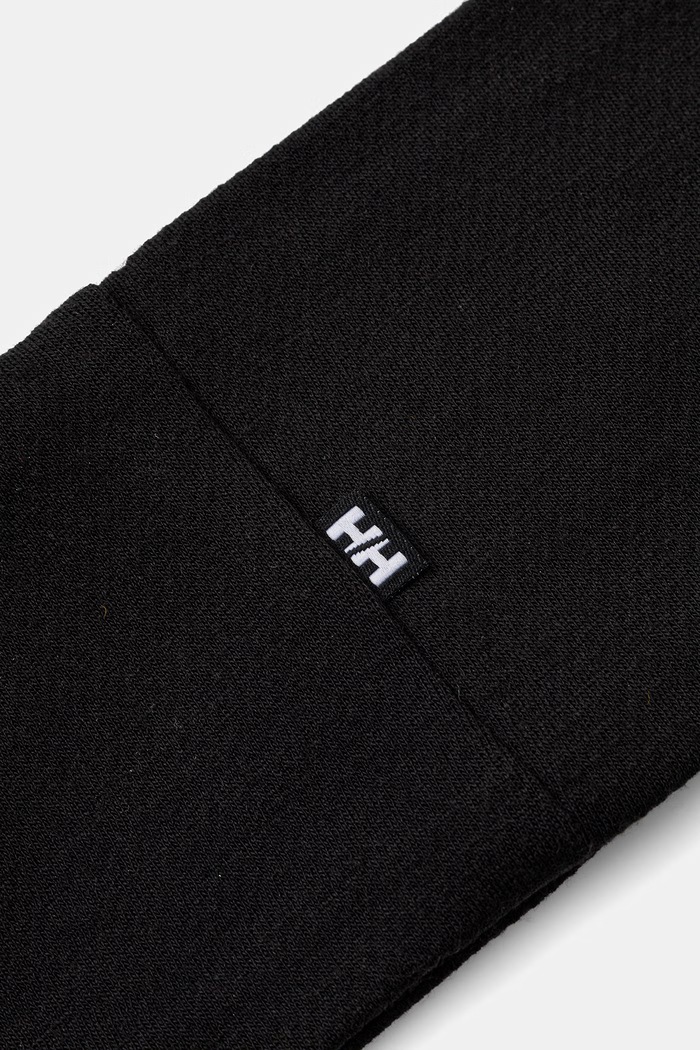 Helly Hansen opaska na głowę z wełny merino 67570 czarny AW25