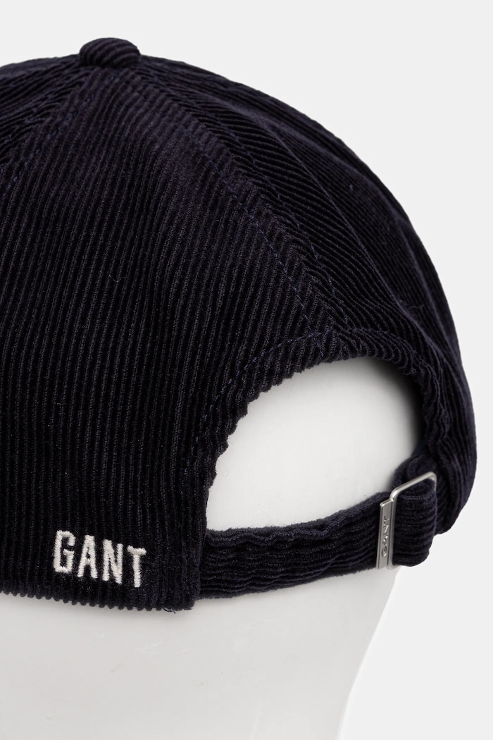 Κοτλέ καπέλο μπέιζμπολ Gant 9900280 σκούρο μπλε AW25