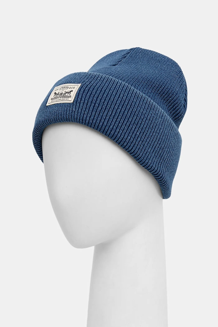 Accesorii Levi's Căciulă din bumbac 000J4 albastru