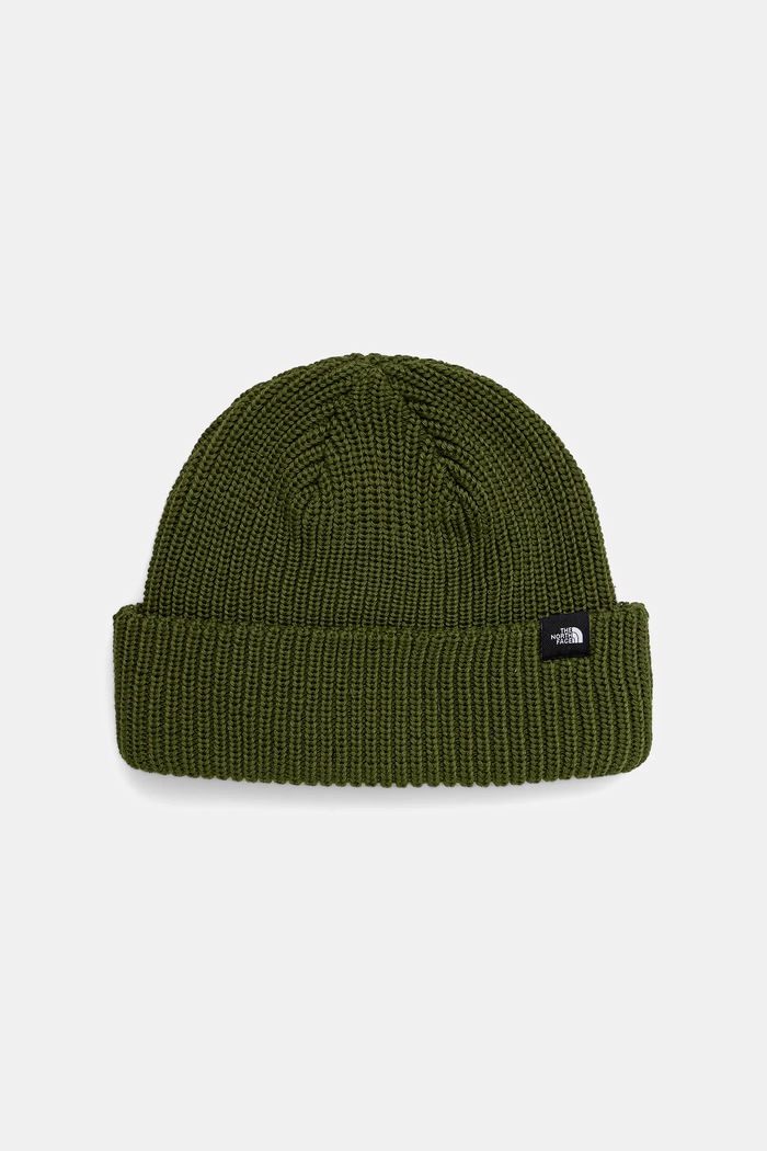 Σκούφος The North Face Fisherman Beanie απλό πράσινο NF0A55JGBRI1