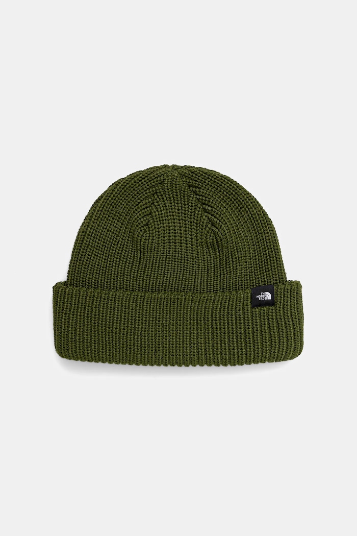 Σκούφος The North Face Fisherman Beanie απλό πράσινο NF0A55JGBRI1