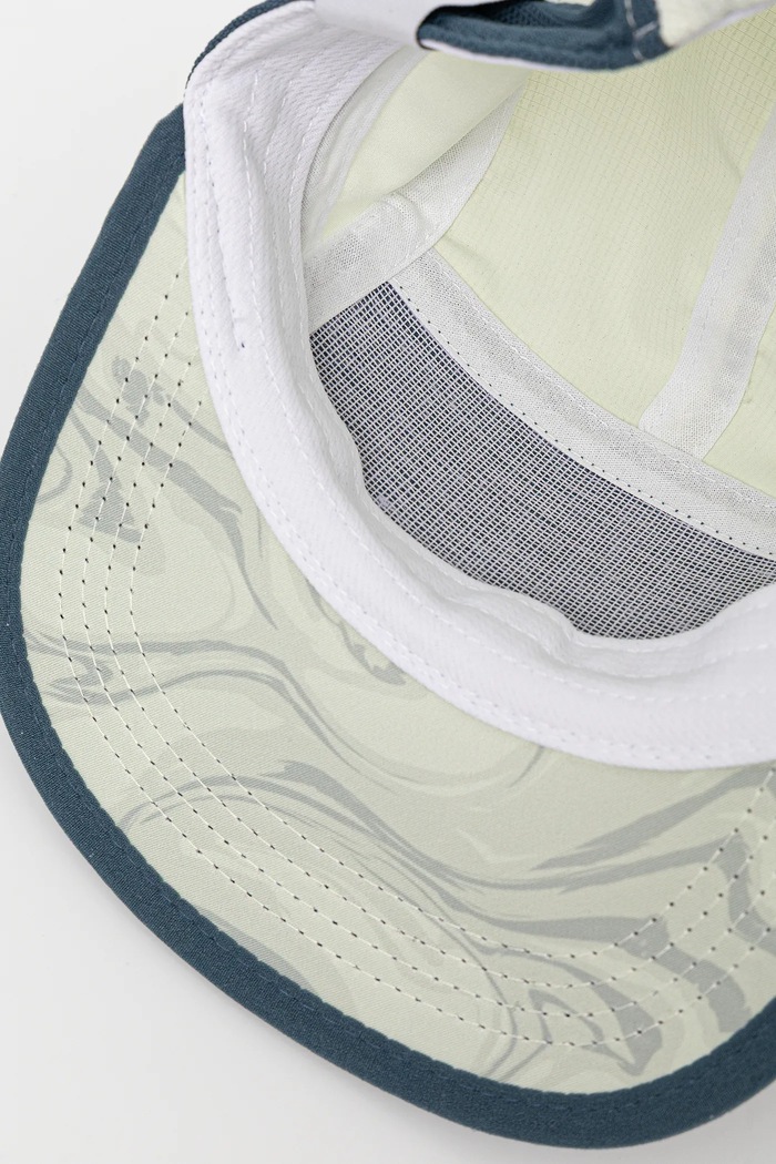 Šiltovka Compressport 5 Panel Light tyrkysová XHWU792