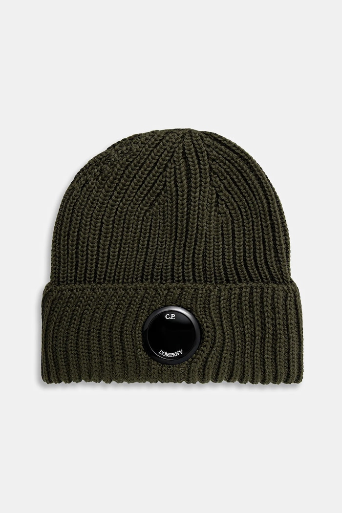 C.P. Company wool beanie wool green RFCMAC739A005509A