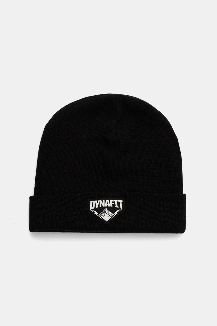 Dynafit căciulă de lână Fold up imprimeu negru 08.0000071627