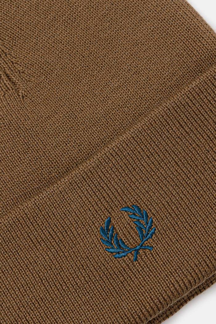 Αξεσουάρ Μάλλινο σκουφί Fred Perry C8161 καφέ